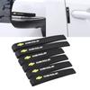 6Pcs Rubber Car Anti-Collision Bumper Strip Guards Protector Stickers For Chevrolet Sonic Silverado Z71 Aveo Trailblazer Bolt SS
