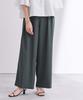 Широкие брюки на резинке BFXT0309 S Угольный [Ваш] Водоотталкивающие с двумя складками Женские