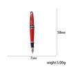 Blucome Enamel Pen Brooches for Women Red Black White Pen Teachers Students Fashion Jewelry Pins Gifts
