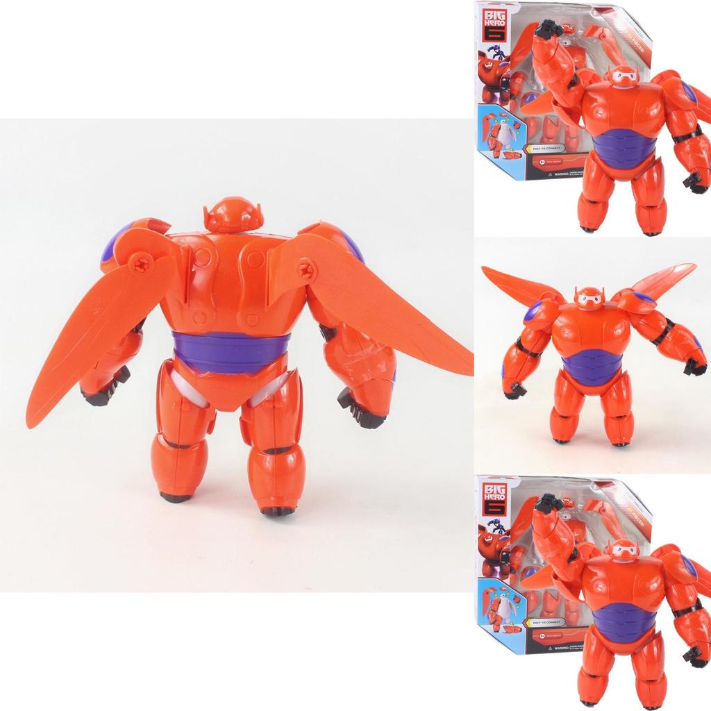 Baymax 16cm Poseable Robot Action Figure With Assembly Kit For Collector And Kids Play
