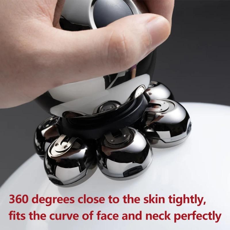 7D Men's Electric Shaver, Floating Cutting Head, Portable Load, Beard Cutter, Skull Shaver, Waterproof Shaving