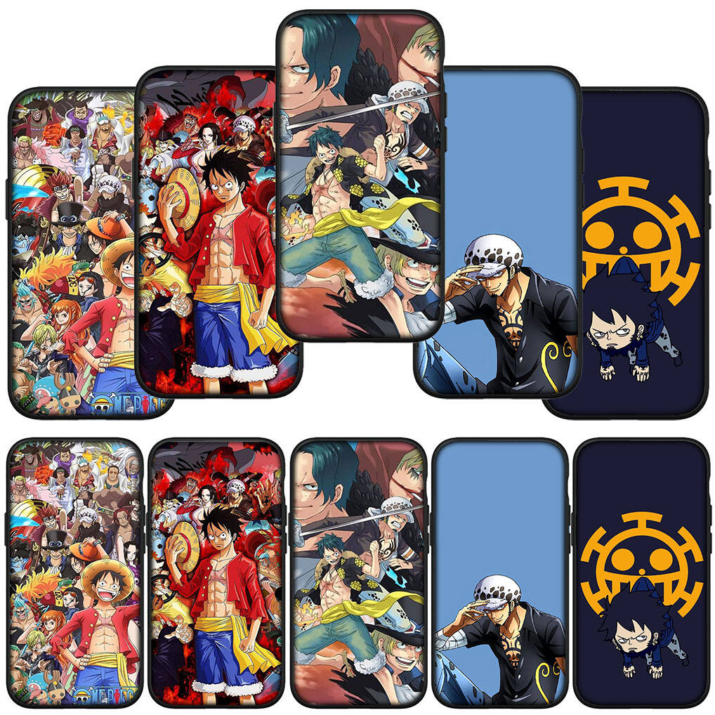 Для Samsung Galaxy S25 S24 S23 S22 Ultra FE Plus A17 A37 A57 A56 A55 A06 A16 A15 A36 A26 A35 A05 A25 A54 A34 Чехол для телефона Луффи One Piece Трафальгар Ло