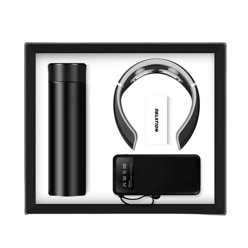 Роскошный Подарочный Набор с Массажером для Шеи и Power Bank