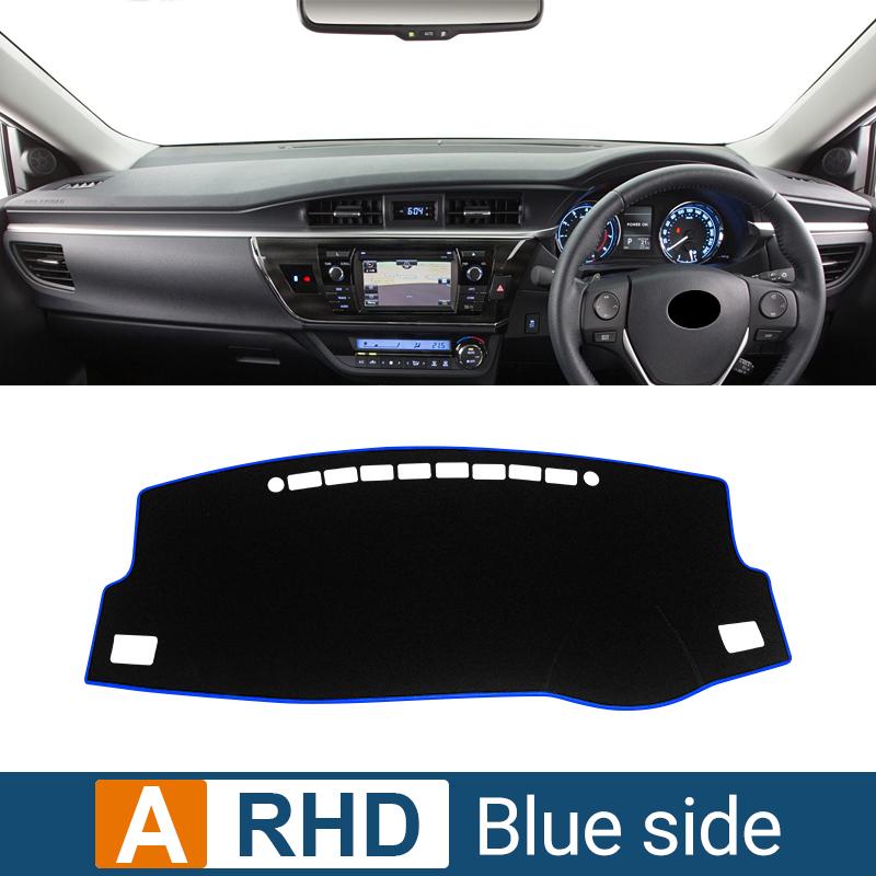 Автомобильные аксессуары для Toyota Corolla E180 2014 2015 2016 2017 2018 Чехол на приборную панель, избегайте попадания света, коврик с защитой от ультрафиолета, нескользящий