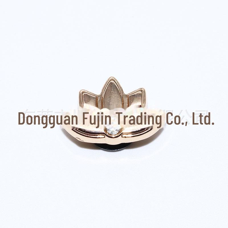 2024 Золотая металлическая пряжка для обуви в виде цветка Аксессуары для DIY и торговых центров