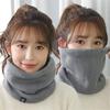 Soft Knitted Neck Warmer Thickened Lining Sport Scarf Fashion Neck Scarves  Skating Running