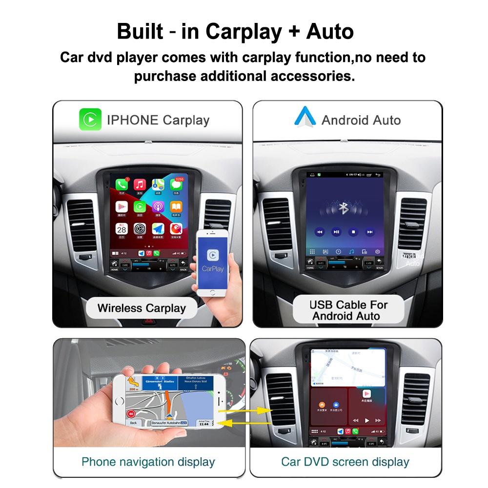 icreative 2 Din Android автомобильный радио мультимедийный видеоплеер для Chevrolet Cruze J300 2008-2012 GPS Carplay авто стерео 2din головное устройство