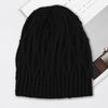 Yousheng Men Women Beanie Hat Solid Color Twist Texture Thermal Hat Autumn Winter Single Layer Tightly Knitted Thick Hat