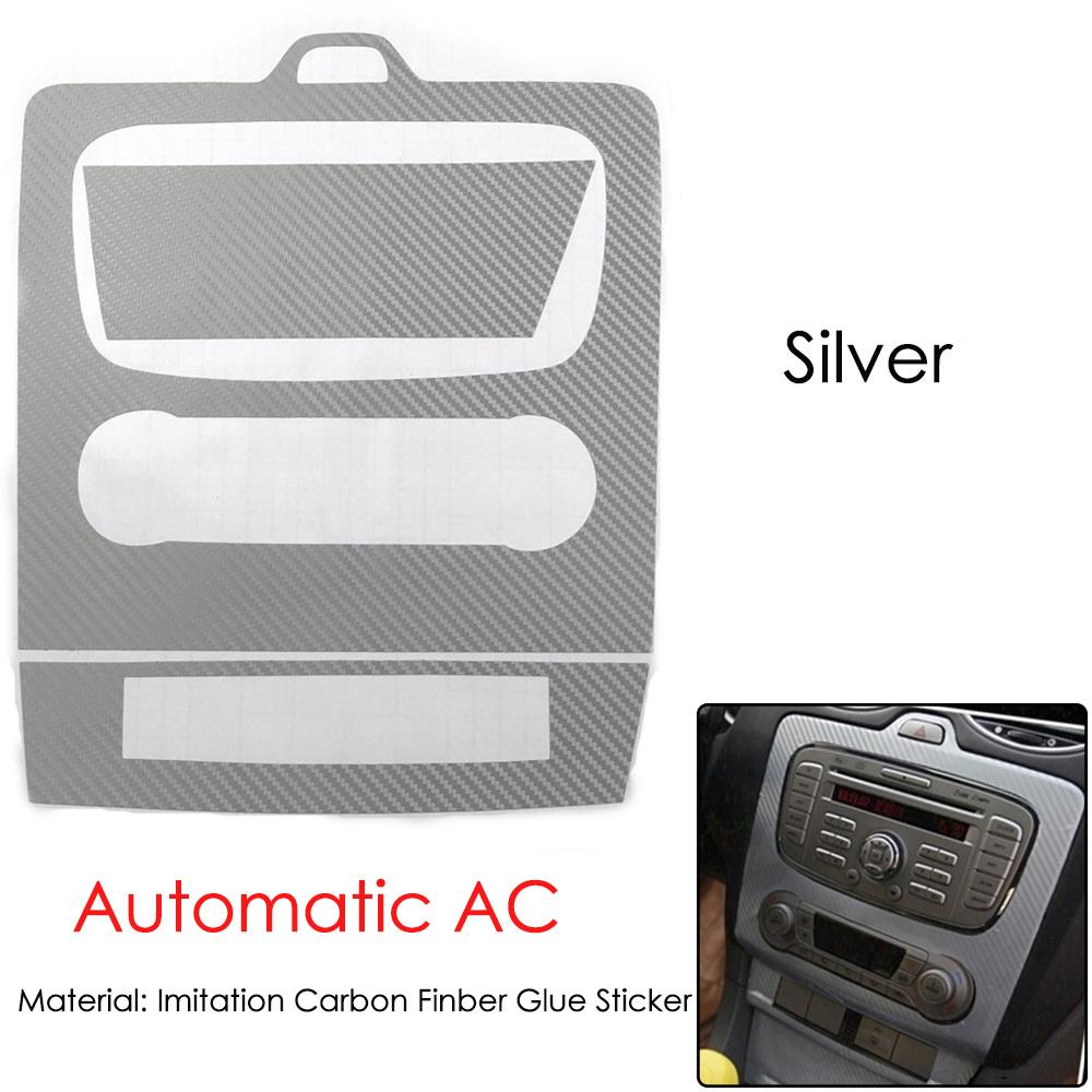 3D карбоновая наклейка Декоративная накладка на центральную консоль для Ford focus mk2 2009-2016 Автоаксессуары