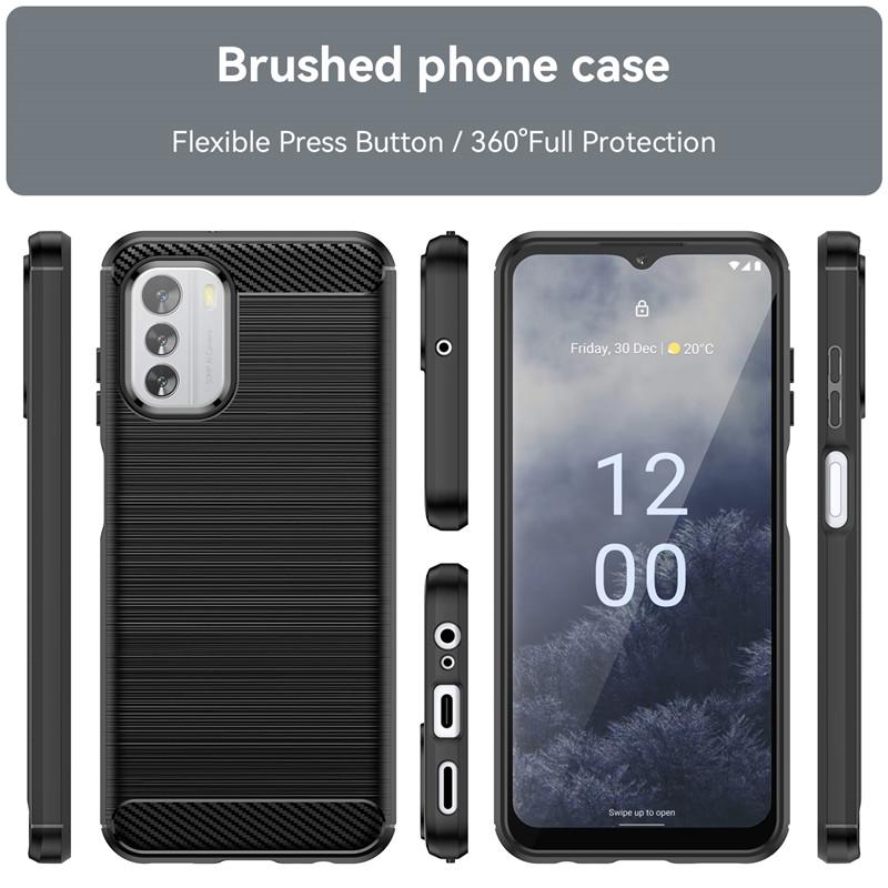 For Nokia G60 Case Nokia G50 G21 G11 G20 G10 G400 G60 Cover Shockproof Soft Silicone Protective Bumper Nokia G60 5G 6.58 Inch