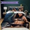 Xena Warrior Pattern Bedding uilt Set uilt Cover Pillowcase Home Decoration Birthday Gift (1 * duvet cover + 2 * pillowcase without core)251