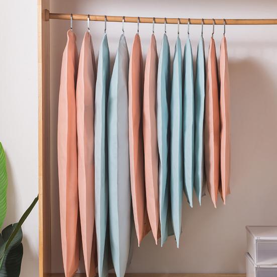 Cloth Overcoat Dust-proof Reusable Non Woven Fabric Visible Window Clothing Hanging Bag for Home
