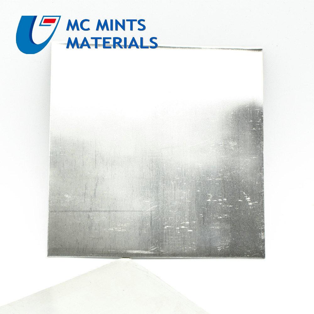 Оловянная фольга с чистотой Sn 99,99% Исследования и исследования листового металла Sn;Лаборатория художественного оформления использует плавку 100x100 мм для