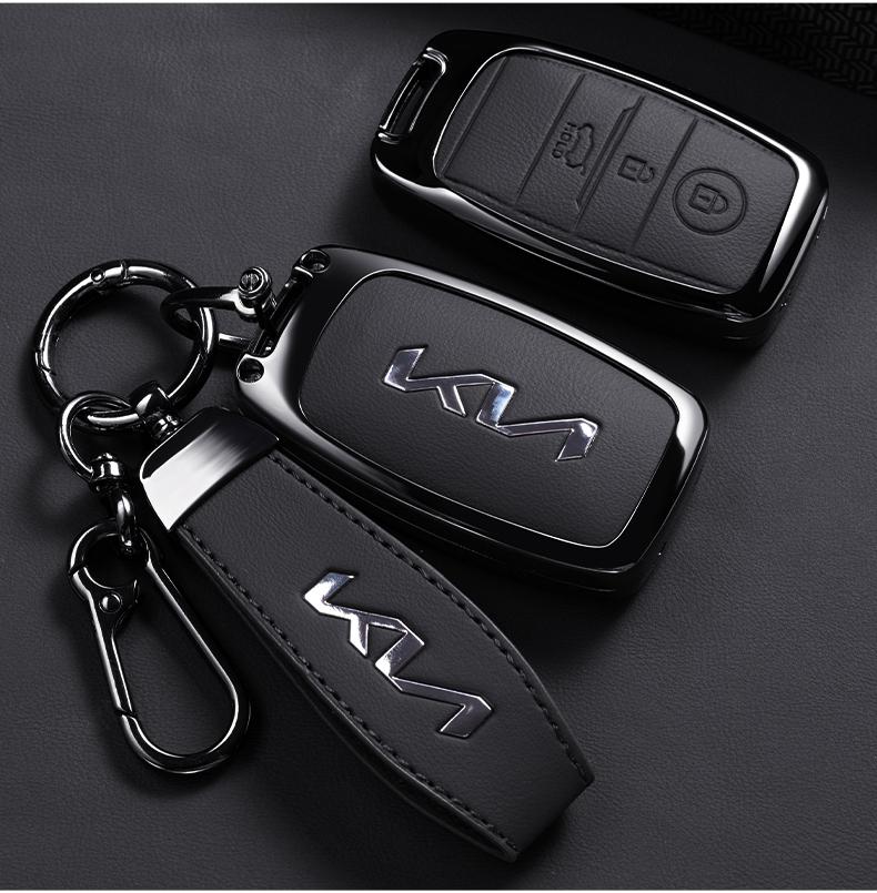 BTQNM1 Zinc Alloy Car Key Case Case Shell For Kia RIO 3 Optima Xceed Ceed Sorento 2011 Forte Niro 2023 Soul 2019 EV6 Sportage 4 Stonic