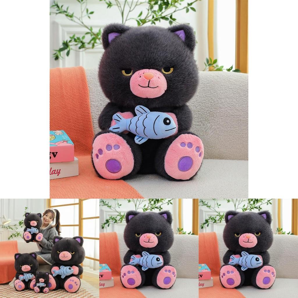 Cute Demon Meow Meow Plush Toy Cat Animal Doll For Kids And Collectors