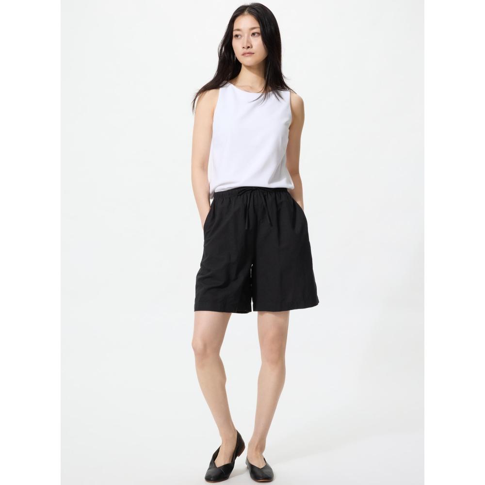Uniqlo Японские шорты из смеси льна Easy