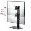 SANWA SUPPLY Подставка для настольного монитора (Вращающийся и регулируемый по высоте) CR-LAD101BK