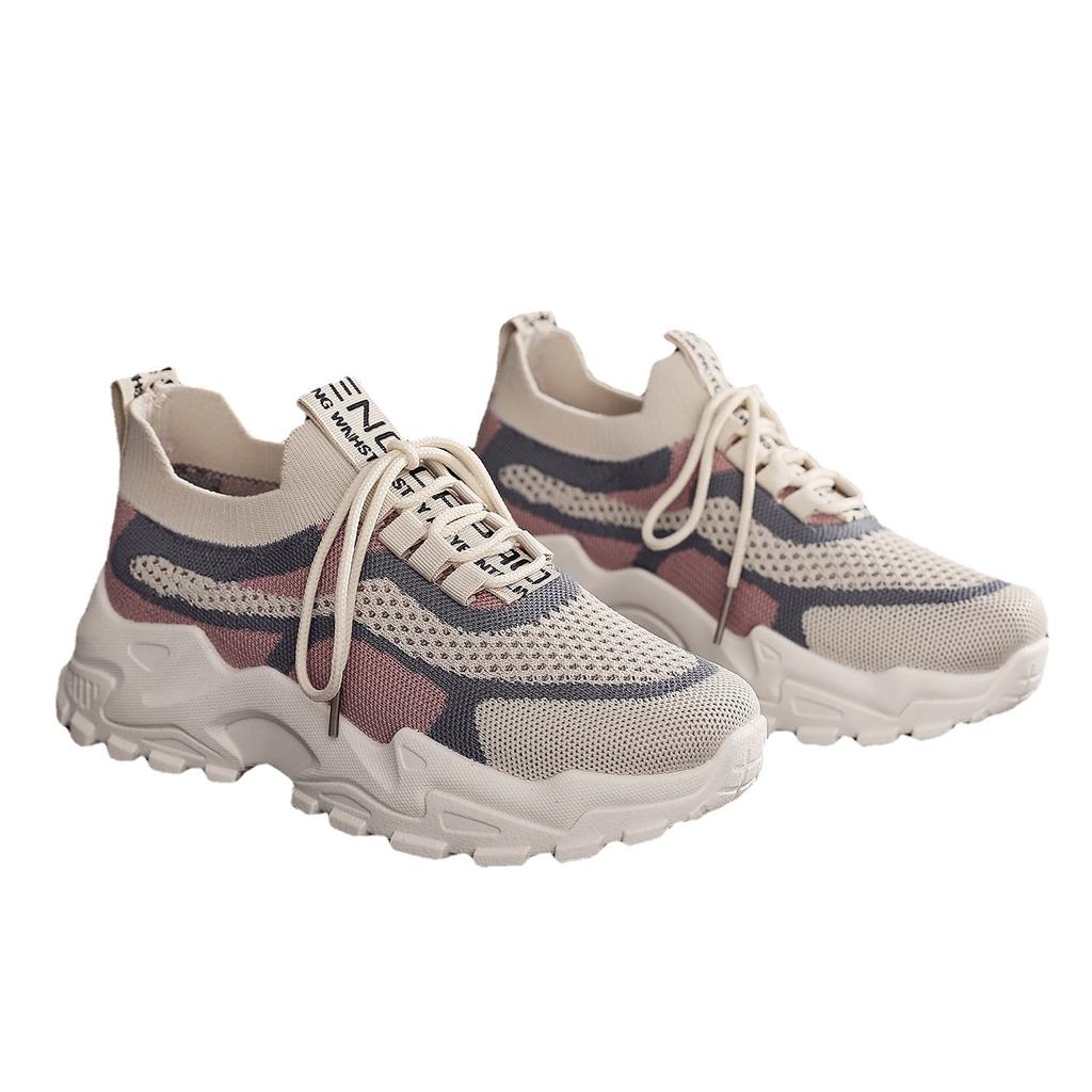 2025 New Women's Breathable Shoes Flying Woven Mesh Fashion Casual Shoes Trendy Shoes