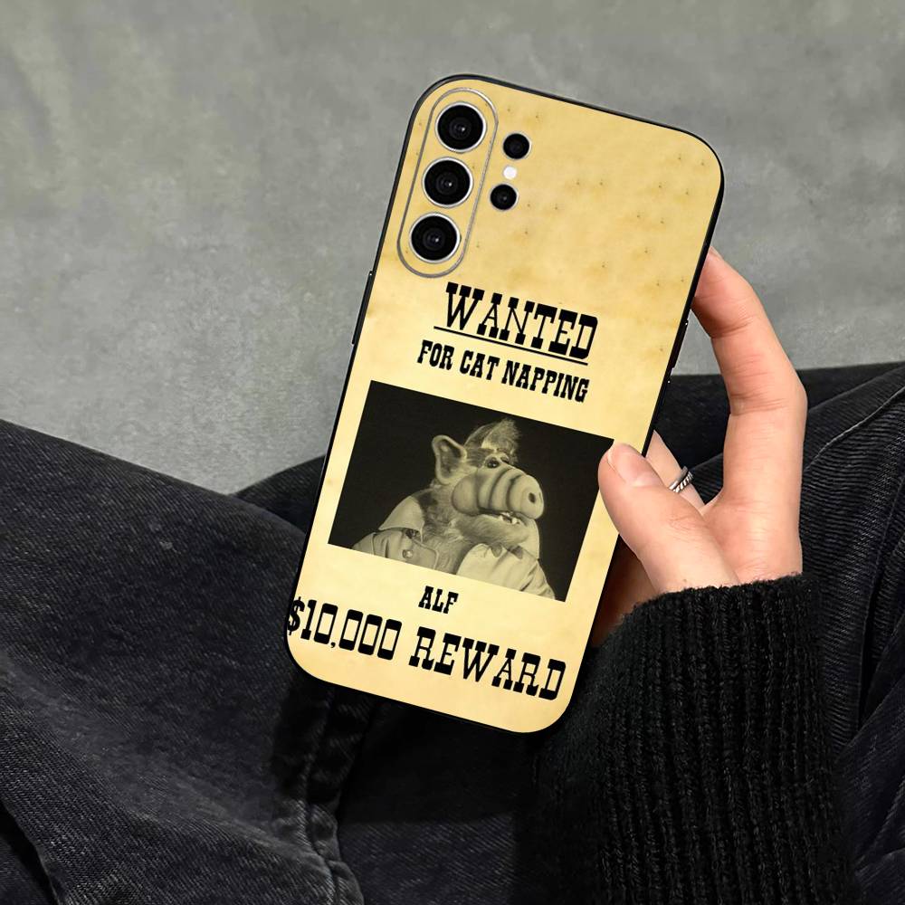 F-Family C-Комедийный сериал ALF Чехол для телефона Samsung S25, S24, S21, S22, S23, S30, Ultra, S20, Plus, Fe, Note, 10, 9, 5G Черный чехол