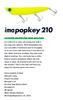 Ima Popkey 210 Карандаш плавающая приманка 008 (6819)