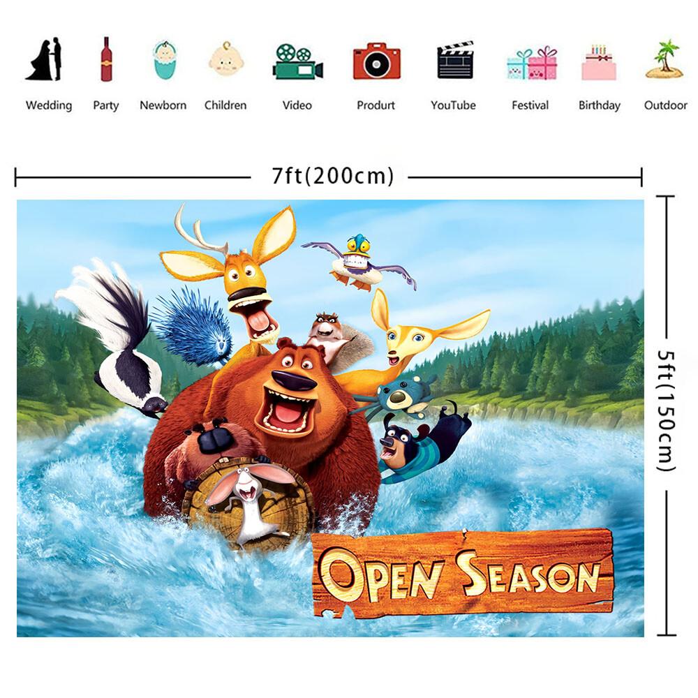 51. Open Season Party Decor Birthday Backdrop Banner Background Birthday Gift