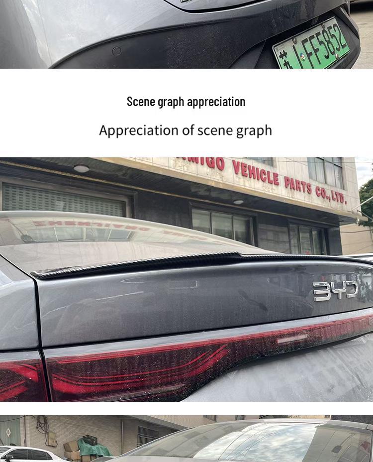 Совместимый задний спойлер для BYD Qinplus DMI - Установка без сверления для моделей 25/26
