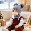 Xiaomi 1-5PCS Thick Soft Knitted Warm Cozy Pom-pom Beanie Hat and Scarf Neck Set for Men Women Unisex Winter Outdoor Cold Weather