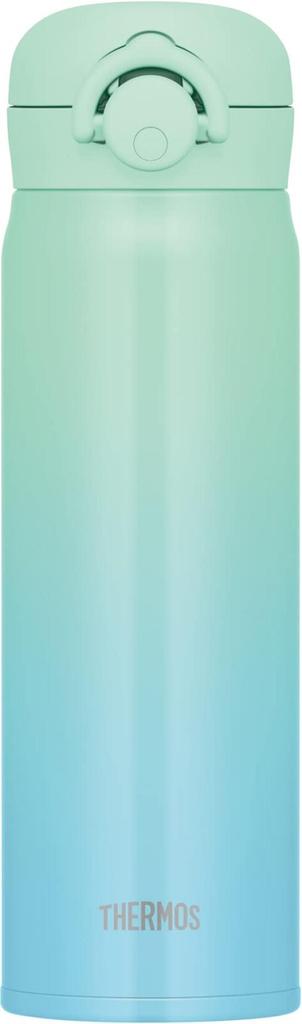 Thermos Vacuum Insulated Portable Mug, 500ml, Stainless Steel, Leak-Proof, Mint Gradient, JNR-502LTD M-G