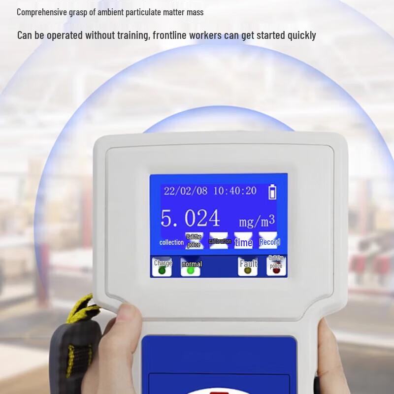 Portable Industrial Dust Concentration Detector CN plug (adapter included)