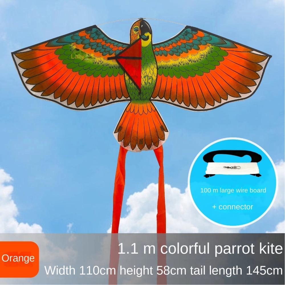 with Line Parrot Kite Long Tail Outdoor Fun Sports New Parrot Flying Toys for Kids