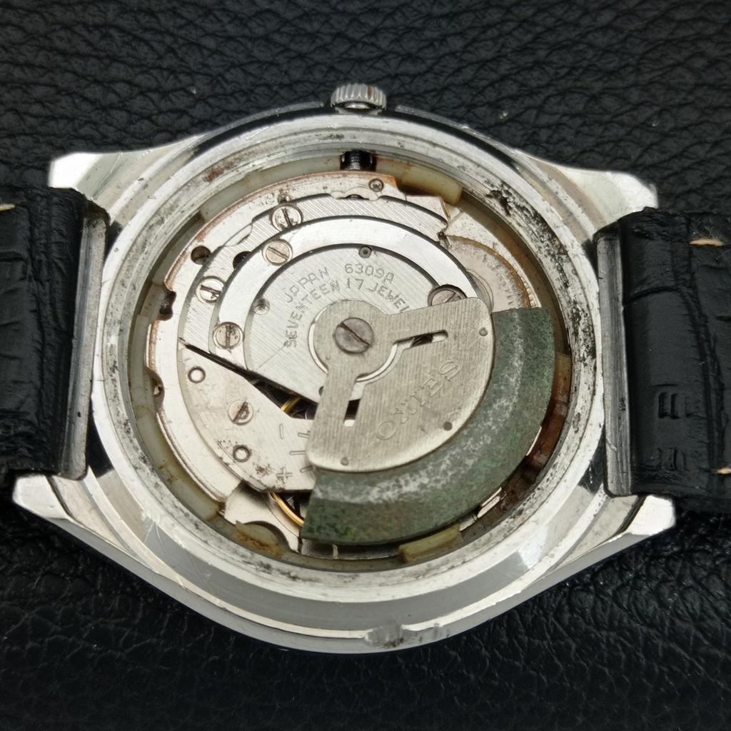 РЕДКИЕ ВИНТАЖНЫЕ МУЖСКИЕ АВТОМАТИЧЕСКИЕ ЧАСЫ SEIKO 6309A ЯПОНИЯ СИНЕГО ЦВЕТА ЦИФЕРБЛАТА a709506-1