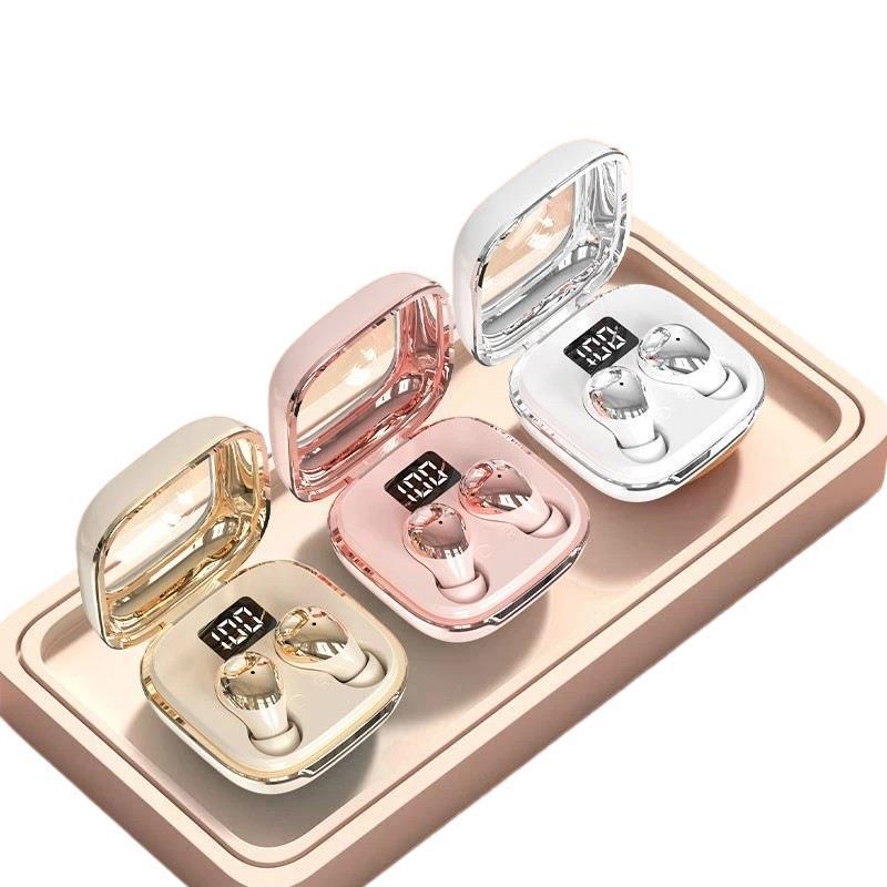2025 Невидимые Ультрамаленькие Беспроводные Bluetooth Наушники с Шумоподавлением и Долгим Сроком Работы от Батареи
