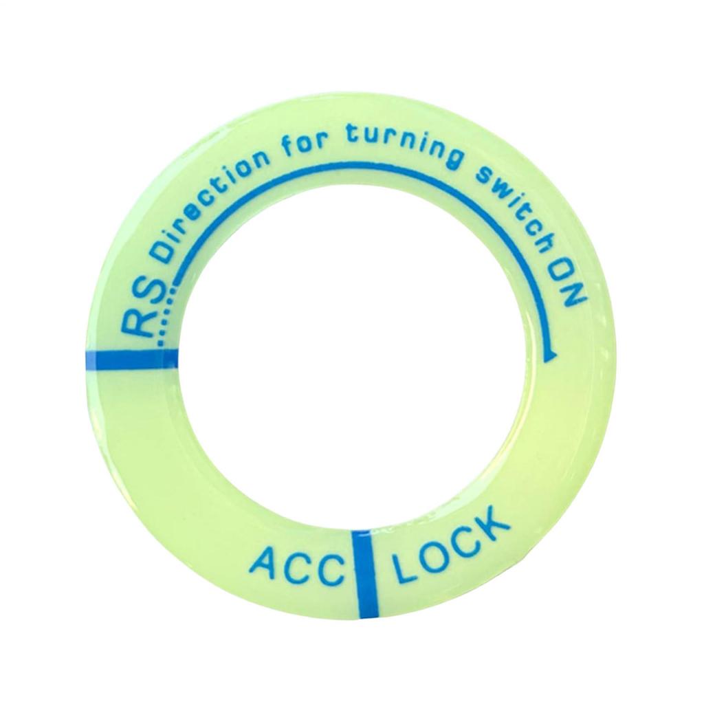Car Keyhole Sticker,luminous Switch Cover Sticker,durable and Non-fading,great Car Decoration,perfect Match for Your Car