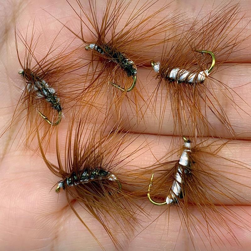 5/10 шт. 10 # высокое качество павлин нимфа форель рыболовные мухи искусственные наживки для насекомых рыболовные снасти
