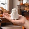Маленькие Хэллоуинские Коллекционные Фигурки 3D Печать, Милый Призрак Череп, Уложенные Друг на Друга, Жуткое Настольное Украшение, Веселые Подарки для Праздничной Вечеринки, Стильные