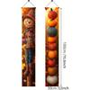 Thankgiving Vertical Door Banners 12x71 Inch Scarecrow Pumpkin Stack Front Door Decor Fall Harvest Hanging Porch Sign Outdoor Seasonal Backdrop Photo