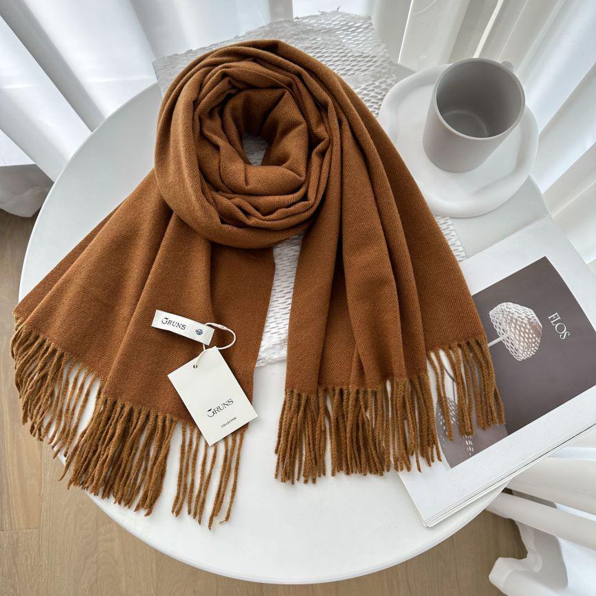 Women's Luxurious Cashmere Scarf Shawl - 250g, Perfect for Autumn & Winter