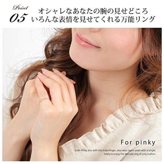 Драгоценное розовое золото 18 карат, кольцо на мизинец для размера 18 карат розовое золото женское, 15, двухрядное,