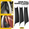 3PCS Interior Door Handle Panel Pull Trim For 2008-2013 BMW X6 E71 E72 X5 E70