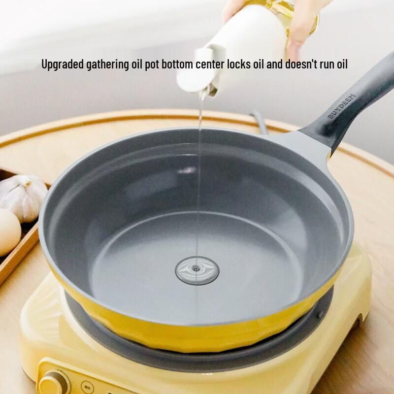 Buydeem 30cm Non-Stick Frying Pan - Pleated Ceramic Series