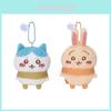 Chiikawa Зимний шарф Плюшевая подвесная игрушка с набивкой из ПП хлопка для детей и фанатов