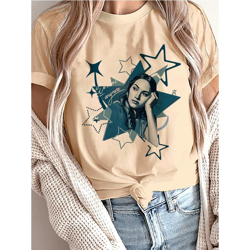 Женская модная футболка с коротким рукавом Freya Skye Print, футболка с графическим принтом в стиле 90-х, винтажная футболка для женщин, готическая футболка Y2k, уличная одежда