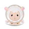 10pcs Farm Animals Party Disposable Paper Plates Pig Cow Sheep Shaped Food Tray Tableware Kids Birthday Party Favors Supplies
