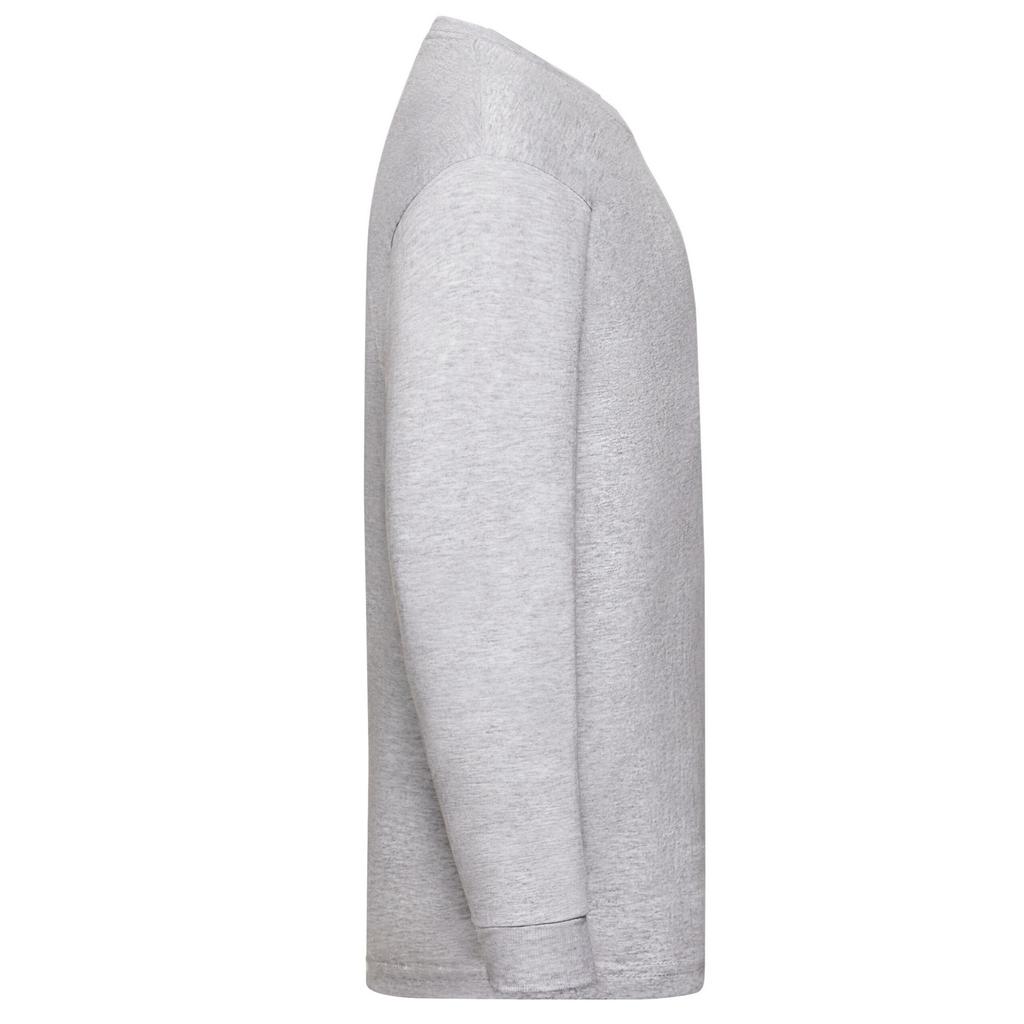 Fruit of the Loom Childrens/Kids Valueweight Heather Long-Sleeved T-Shirt