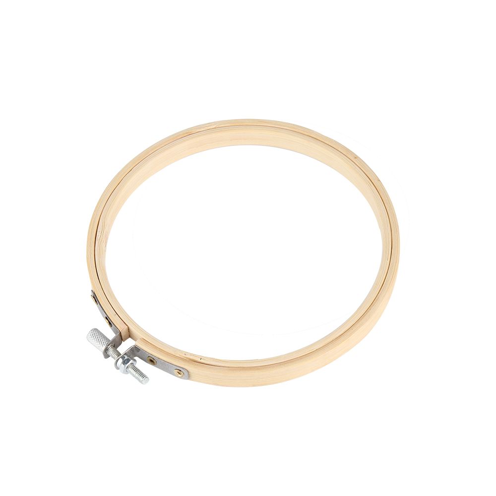 New Diy Bamboo Round Loop Cross Stitch Frame Sewing Tools Embroidery Hoop
