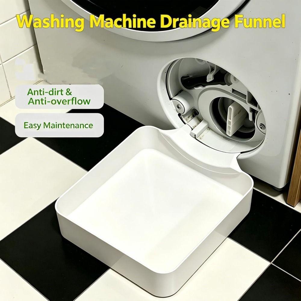 3D Printing Washing Machine Drainage Tray Anti-Spill Washer Drain Pan Laundry Room