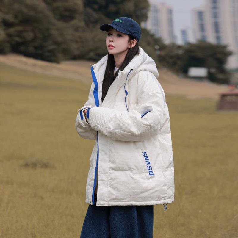 Короткий пуховик бренда Qingchao, утолщенный, теплый и морозостойкий, мужской, зимний, новая модная повседневная куртка для пары