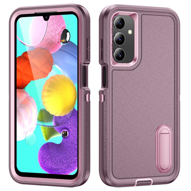 Чехол-броня 3 в 1 для защиты телефона Samsung Galaxy A16 A06 A15 A14 A54 A26 A36 A56 A17 A27 A37 5G Пластиковая рамка ТПУ чехол