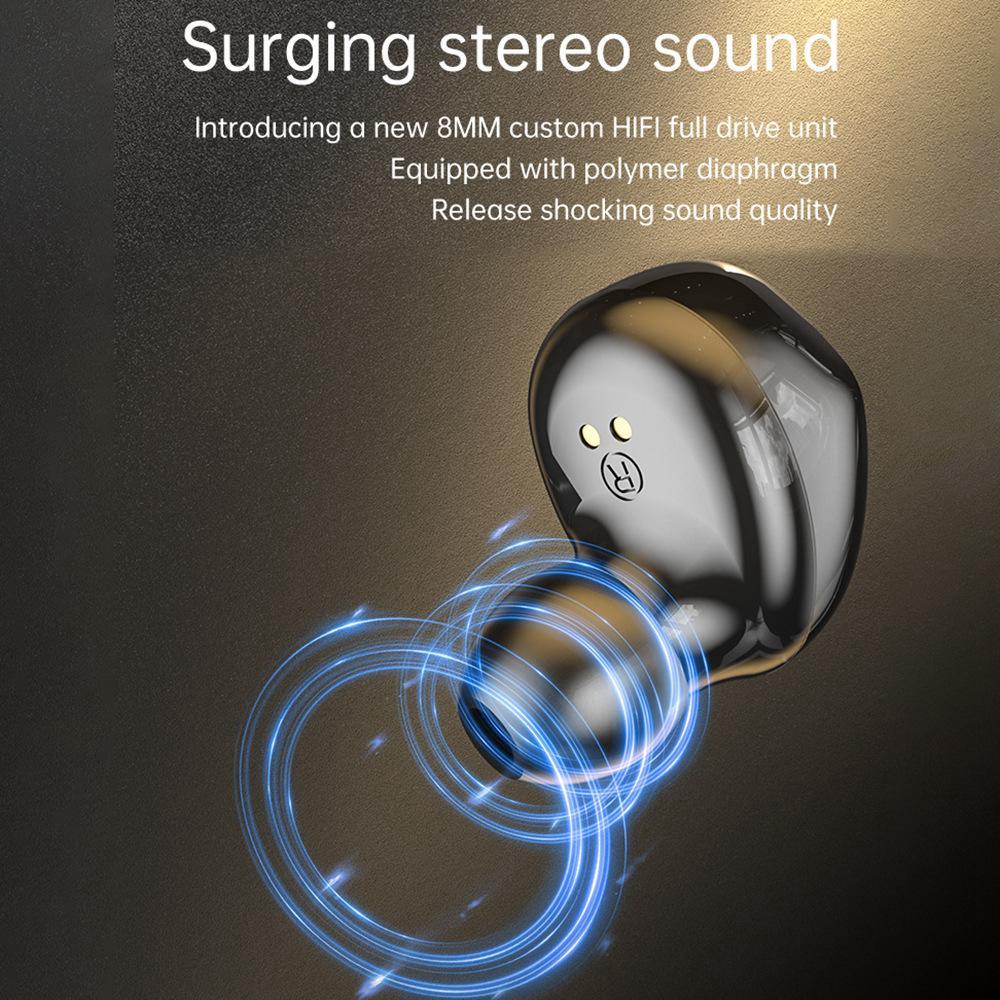 Bluetooth-гарнитура Entry-ear E-sports, беспроводная затычка для ушей, светодиодная многофункциональная сенсорная гарнитура большой мощности