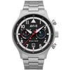 Hawker Hurricane Carey Dual Time Rangoon Black Dial Quartz AV-4088-11 Men's Watch